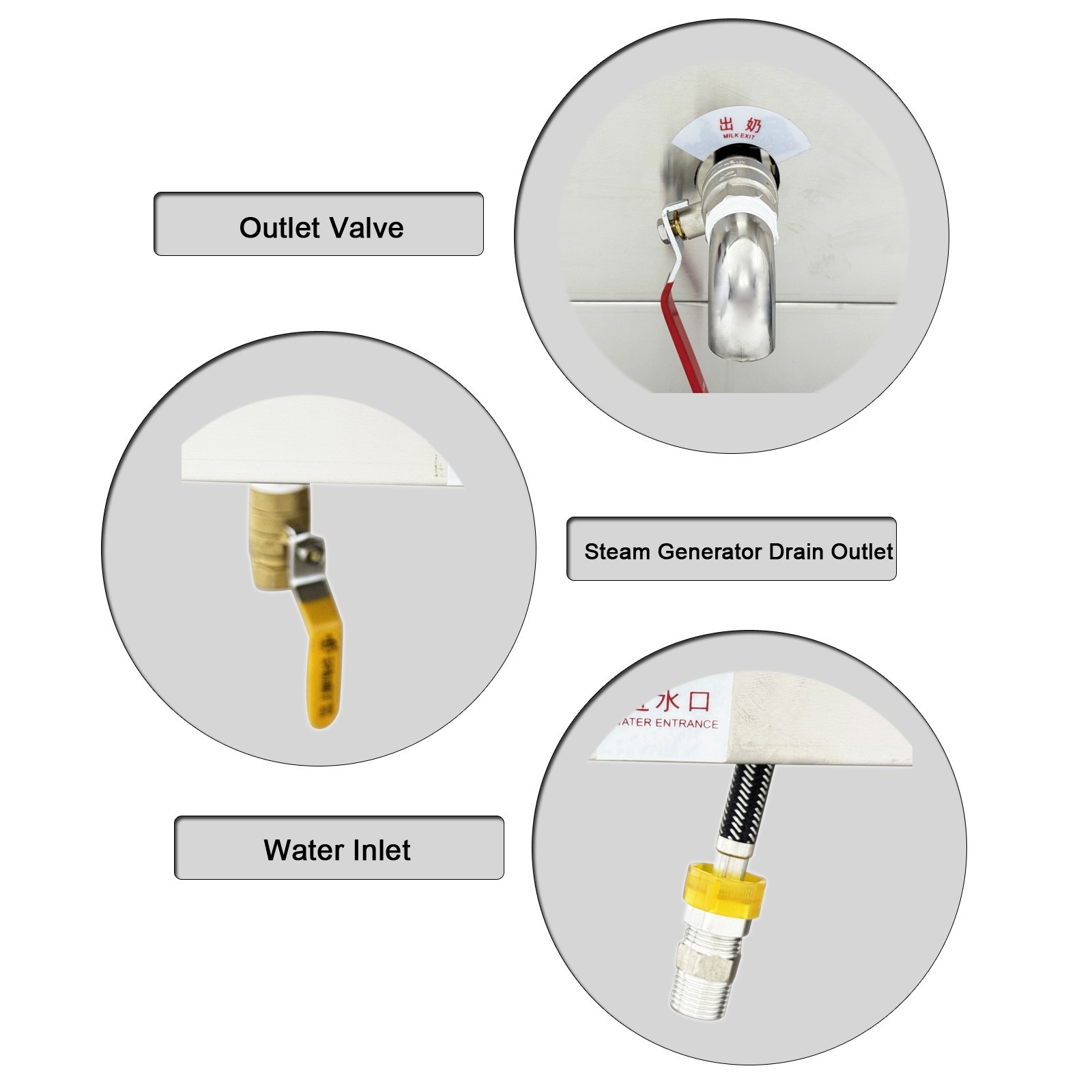220V 3PH 13.5KW 60L Commercial Stainless Steel Soymilk Machine 86-230℉