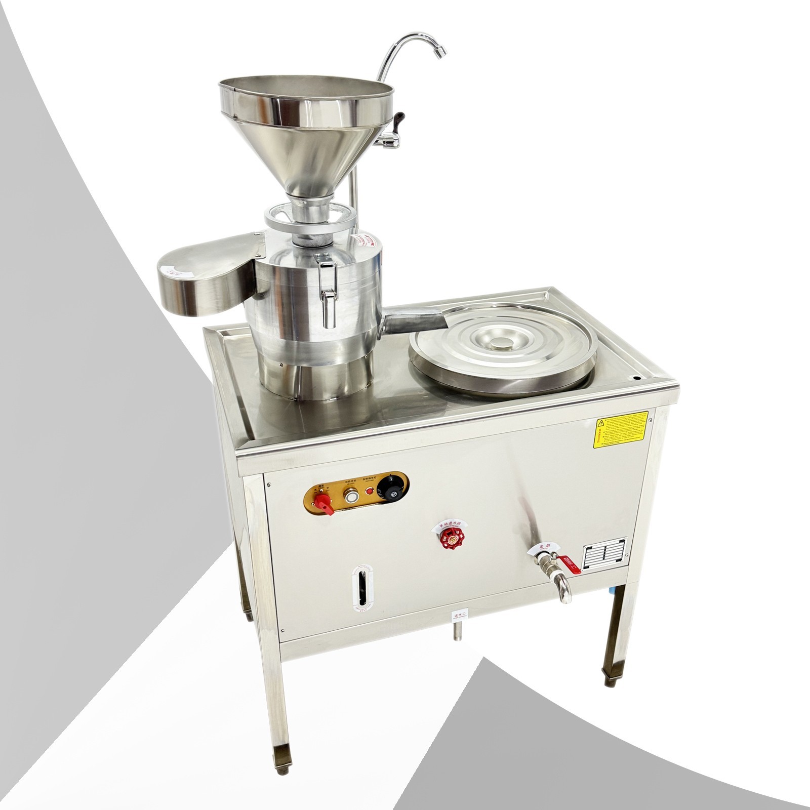 220V 3PH 13.5HP 40L Commercial Stainless Steel Soymilk Machine Electric Heating