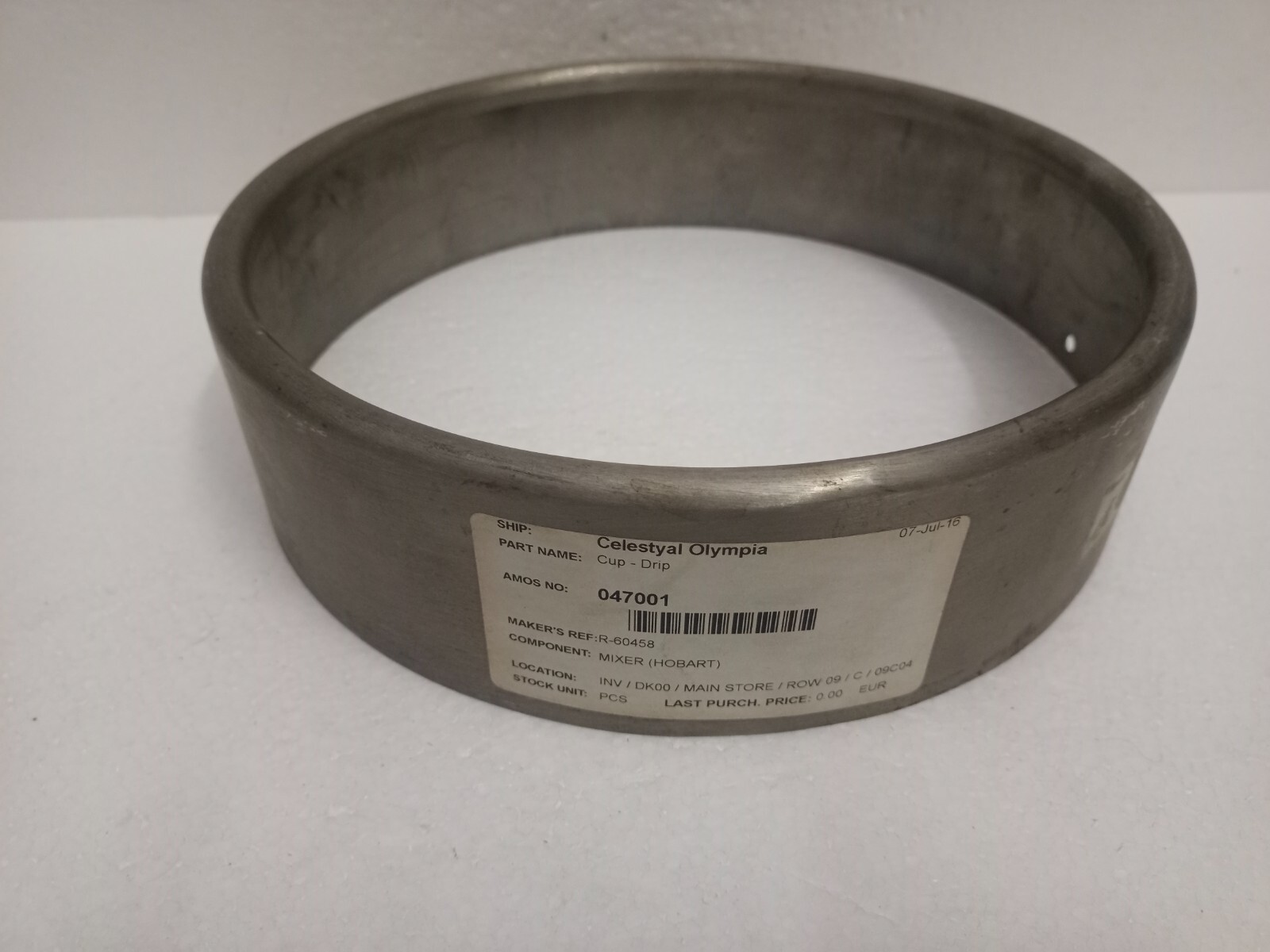 Hobart 00-060458 Cup for Mixer