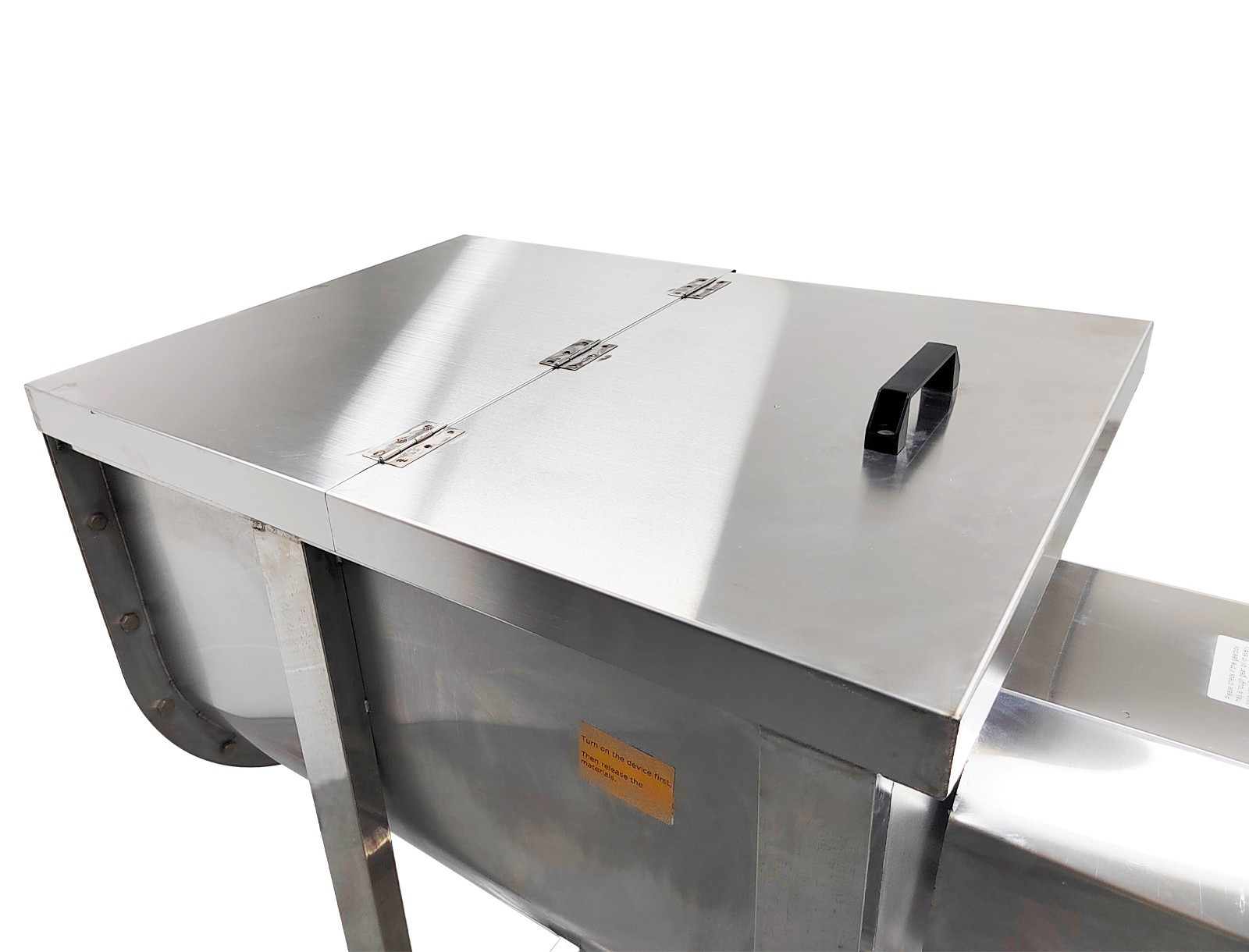 INTBUYING® 220V 220LB Capacity Dry and Wet Horizontal Mixer Blender for Industry