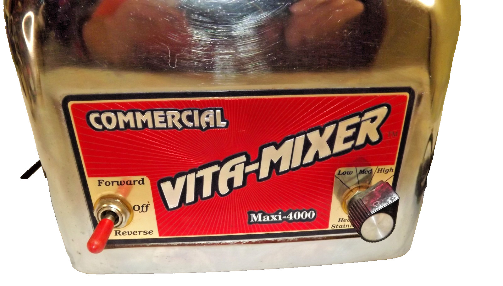 Vitamix Maxi 4000 Commercial Blender 850 Watts 3 Speed Model 479044 Stainless