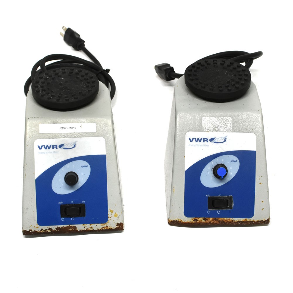 (Lot of 2) VWR 58816-121 Mini Variable Speed Bench Top Vortexer 100-3200 RPM