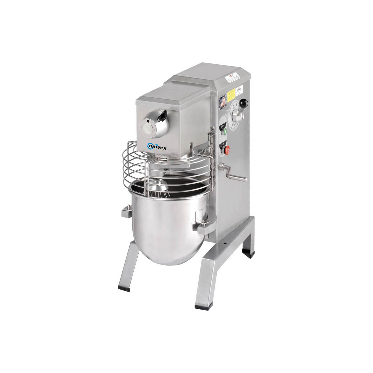 Univex SRM12+ Countertop Commercial Planetary Mixer, 12 qt. Capacity, Variabl…