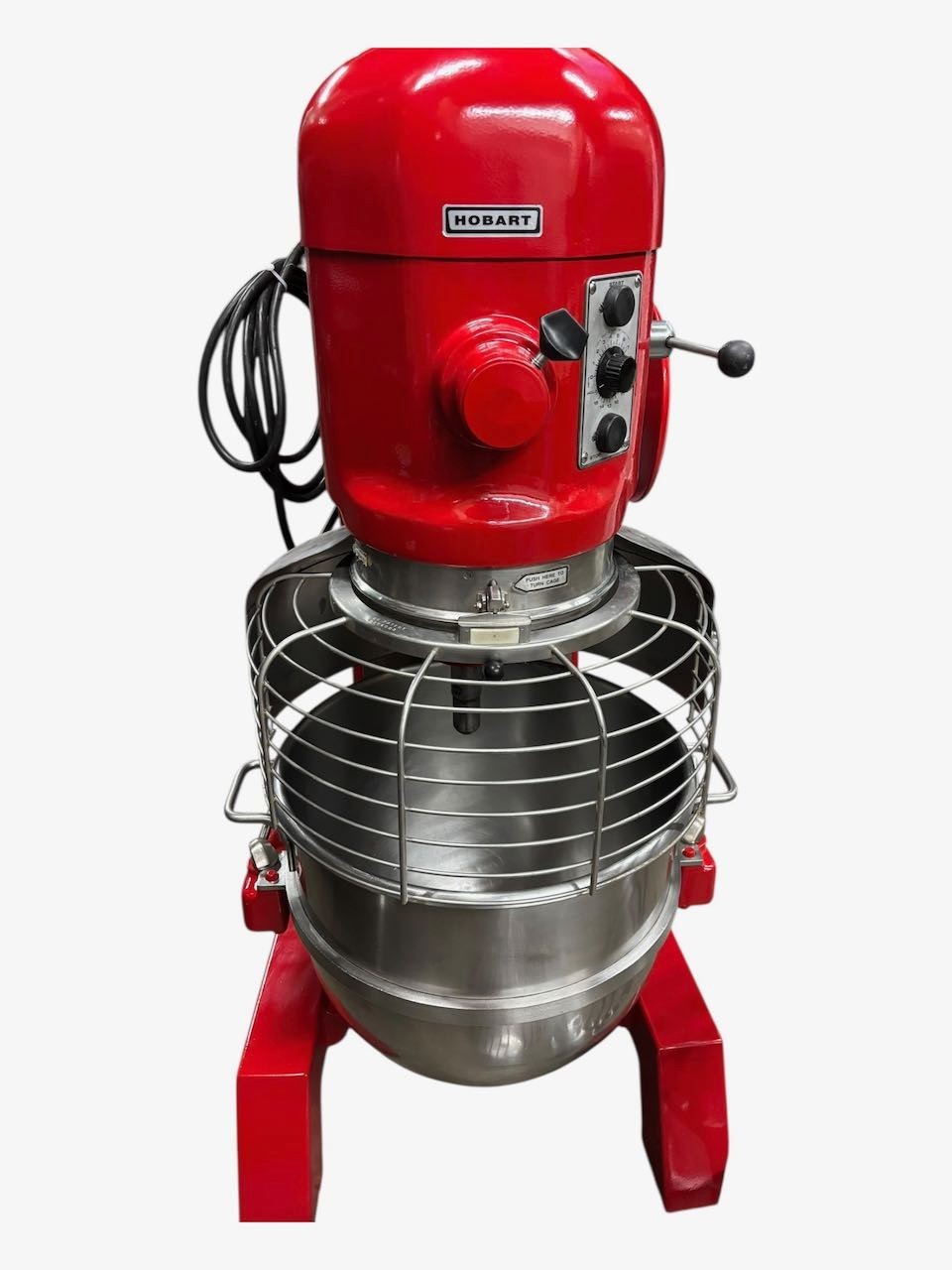 60 Quart Hobart H-600T Mixer Qt 115V 1 HP Stainless Steel NSF Bowl 3 Attachments