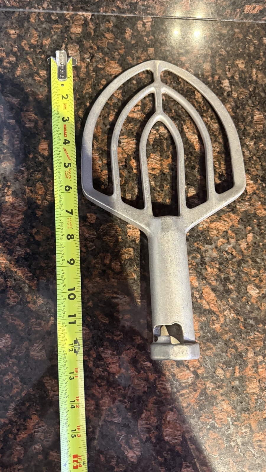 Hobart Commercial A20 12B Flat Mixing Paddle Beater / Hobart 20 QT, Ships Fast!
