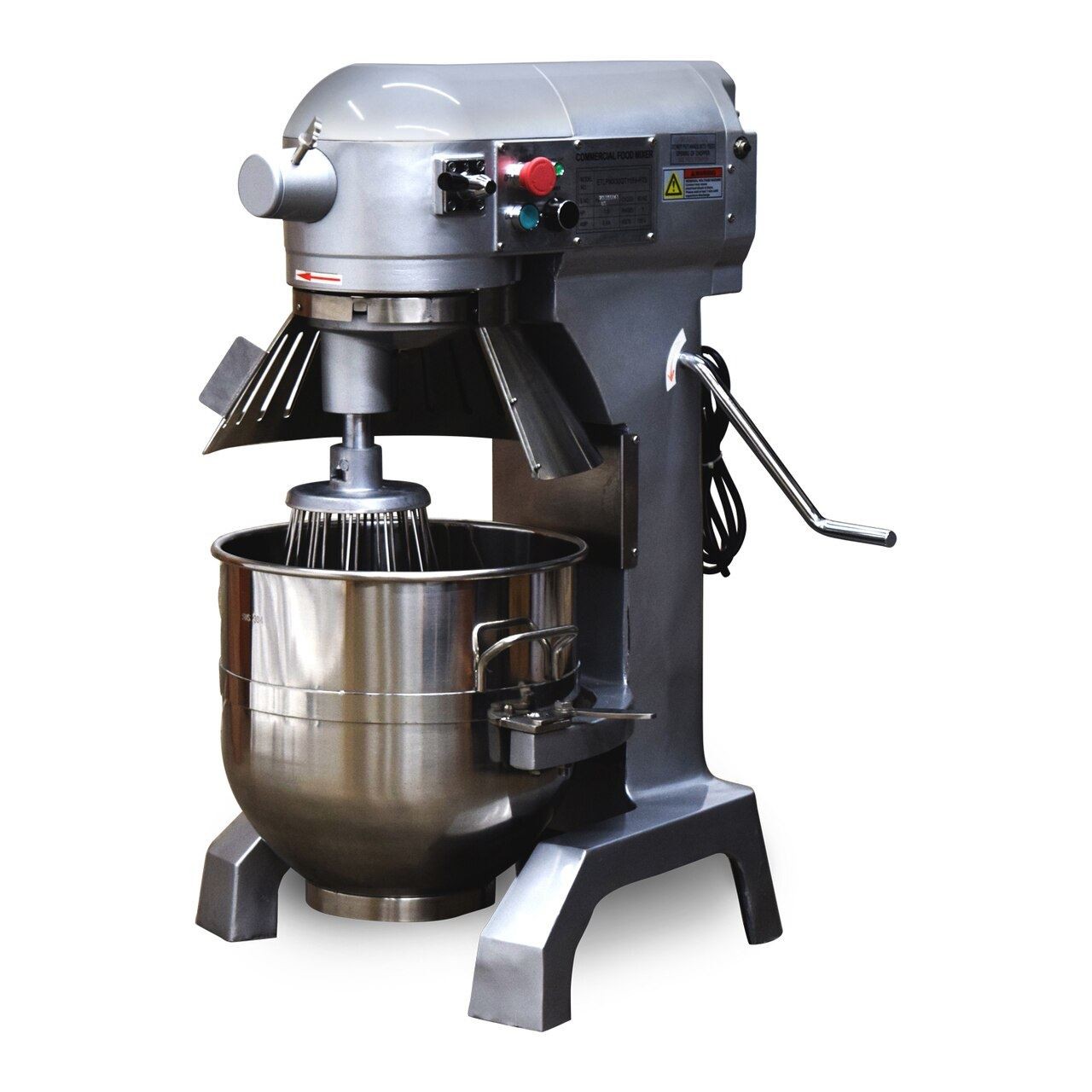 3 Speed 30Qt Commercial Dough Food Mixer Gear Driven Pizza Bakery 1200W *NEW*