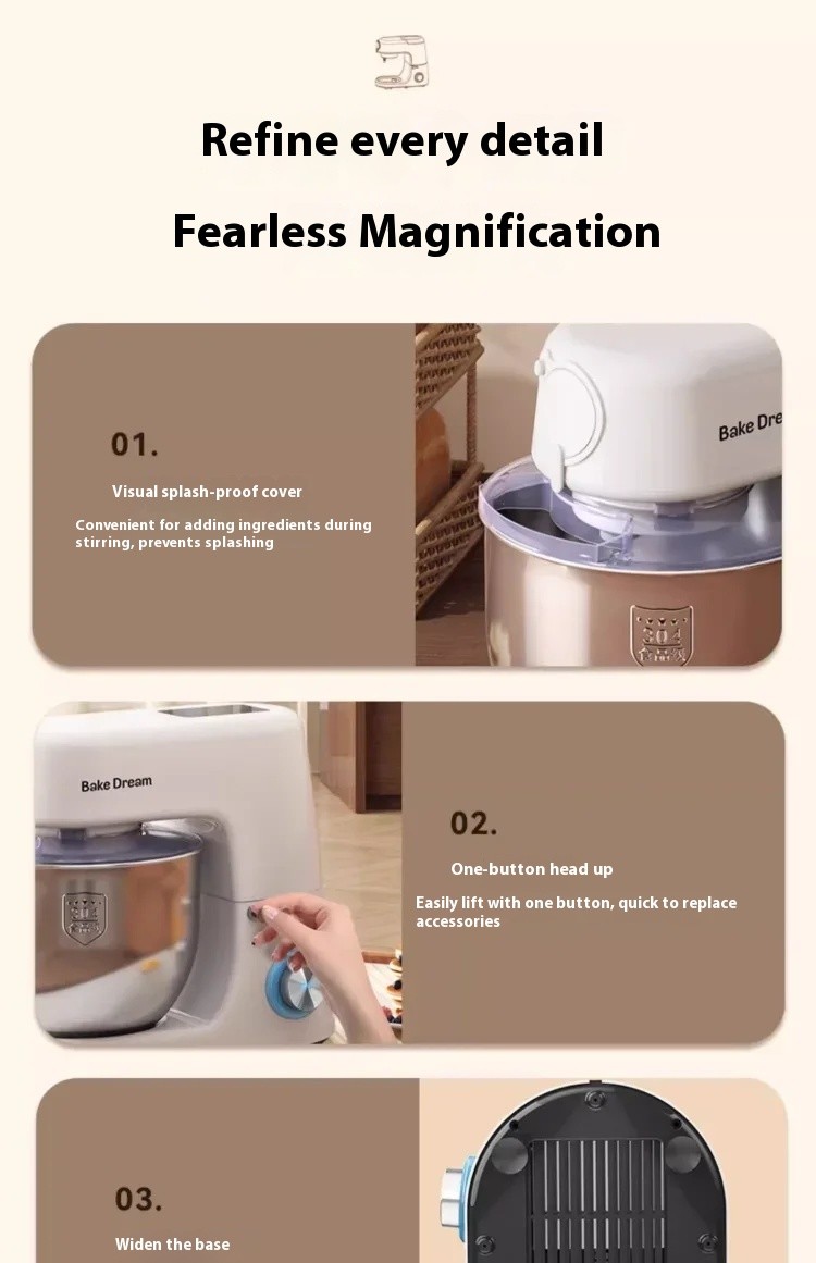 Household Multifunctional Timed Fermentation Kneading Machine and Pasta Machine