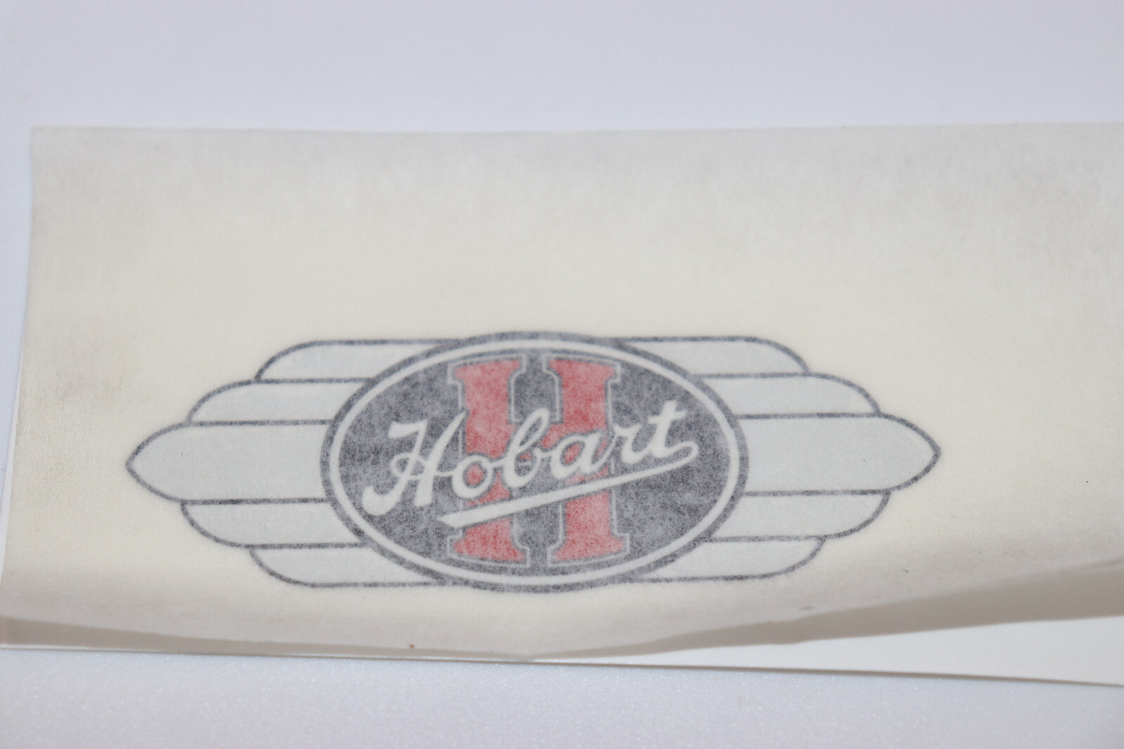 Antique Hobart Decal Reproduction On CHROME Film. Vintage Hobart Mixer Decal