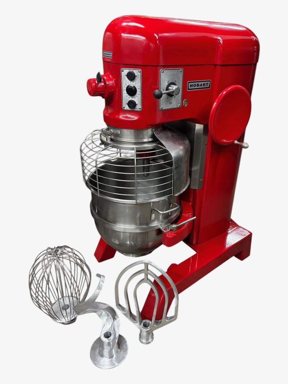 60 Quart Hobart H-600T Mixer Qt 115V 1 HP Stainless Steel NSF Bowl 3 Attachments