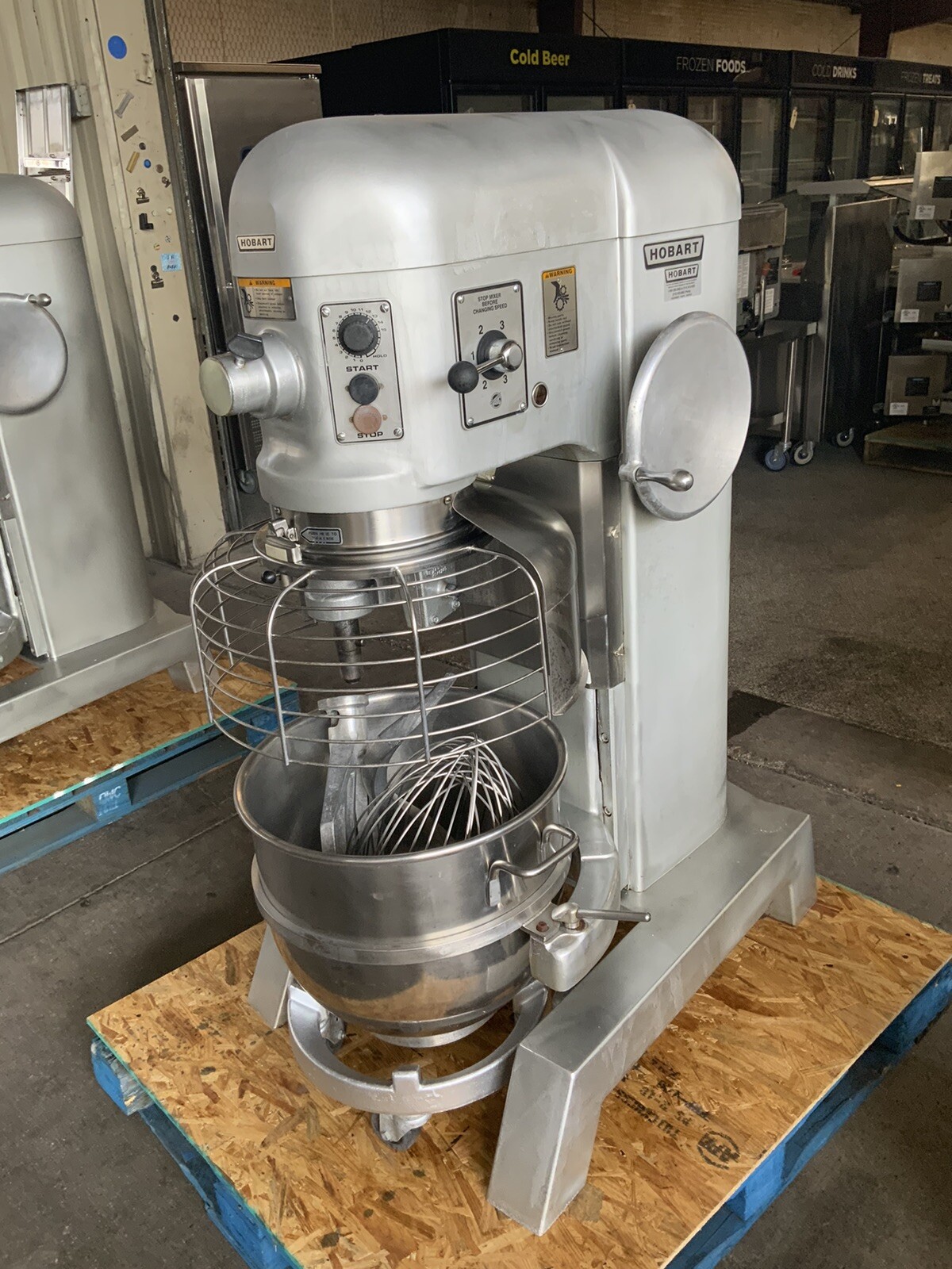 Hobart 60qt Dough mixer H600T Pizza Bakery Donut restaurant bowl guard