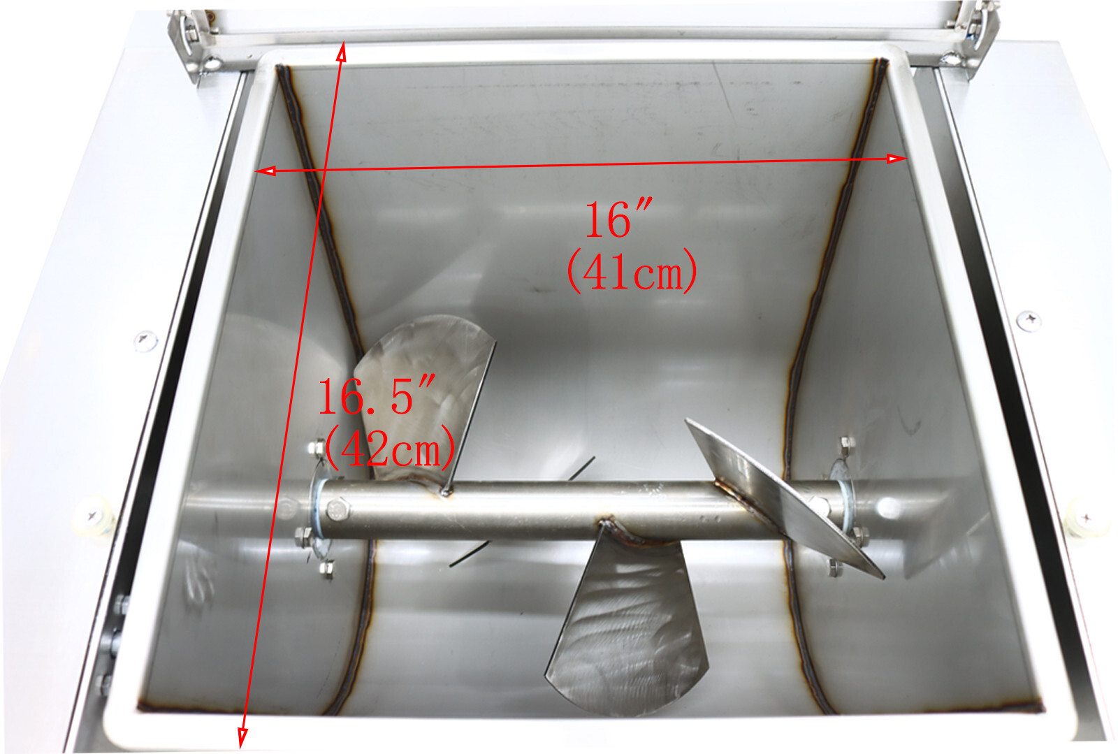 40L/10.5Gal Automatic Stainless steel Electric Vegetable Meat Mixer 110V 1.5KW