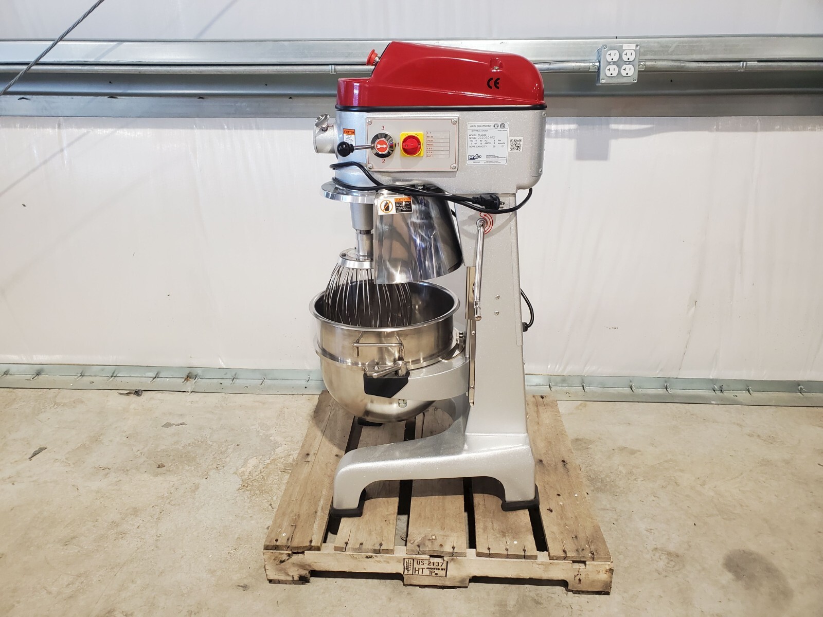 Axis 72 – AX30 Dough Mixer 2022 Good Condition AX-M30