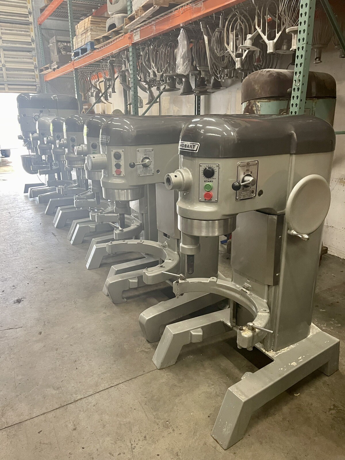 Hobart H600T 60 Qt Mixer – 1-2HP 1 /3 Ph.Non Bowlguard Comes W SS Bowl & Attach