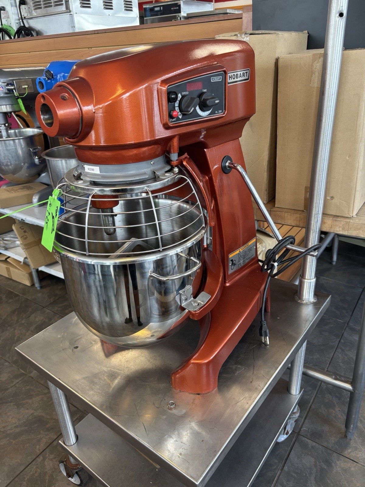 Hobart Legacy+ HL200 20 Qt Commercial Mixer w/ Bowl Guard & Bowl, 120V 1/2HP