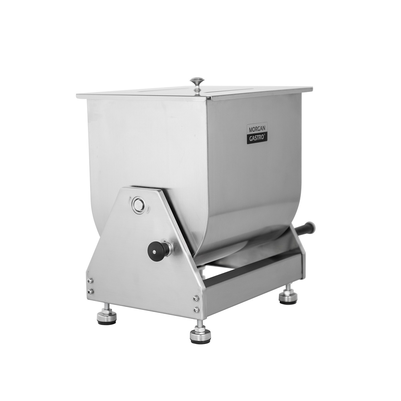 CMI Manual Meat Mixer 30 Pound Sausage Mixing Stainless Steel Tilt Tank Mixer