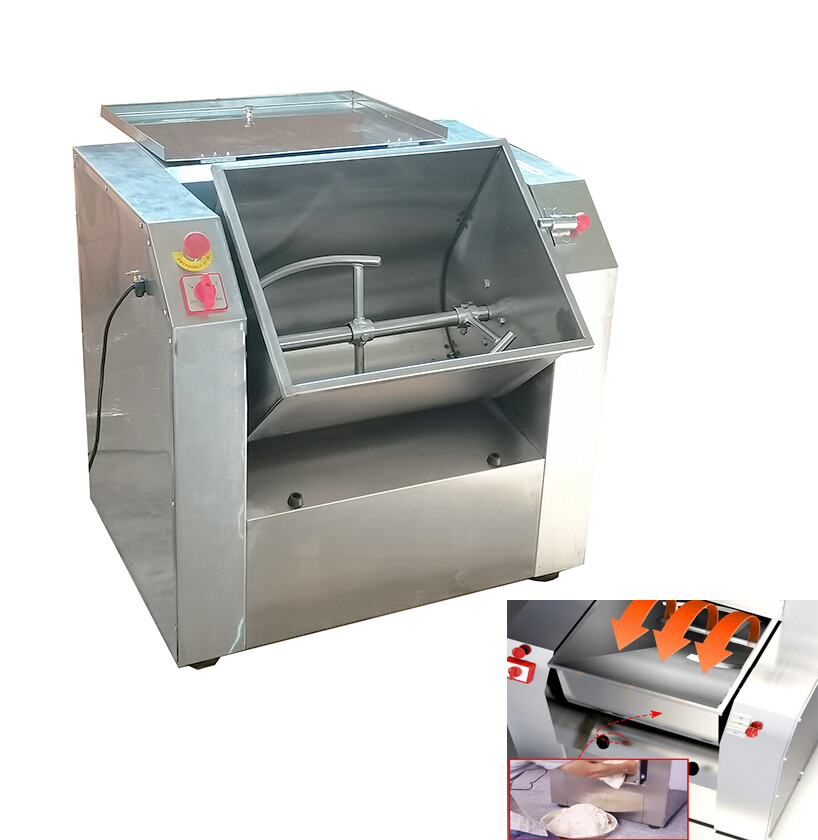 110V Dough Mixer 30QT Commercial Kitchen Prepara Machine 1500W Flour Mixer New