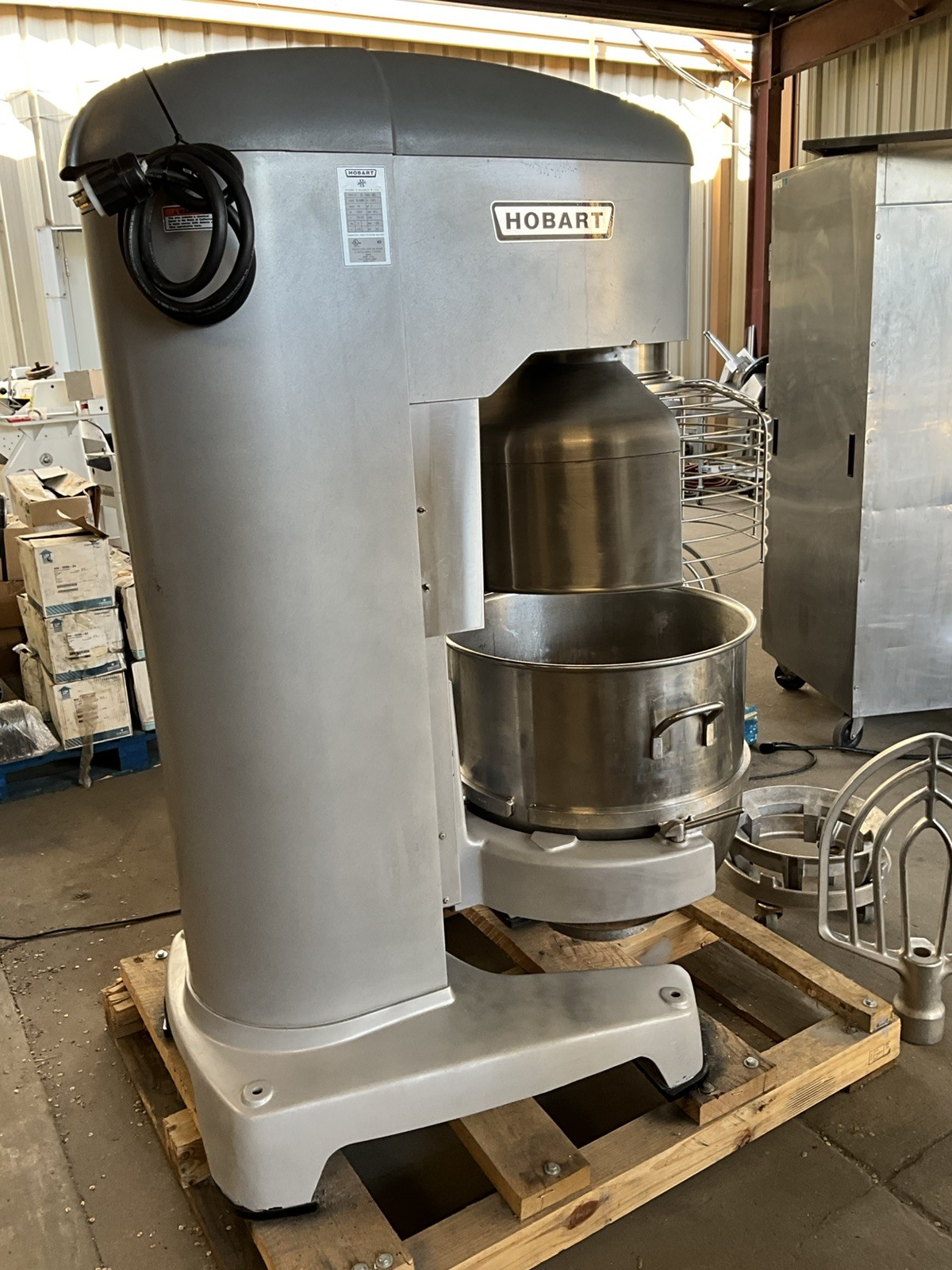 Hobart Legacy 140qt Dough mixer HL1400N Pizza Bakery Donut Pastry bowl guard D