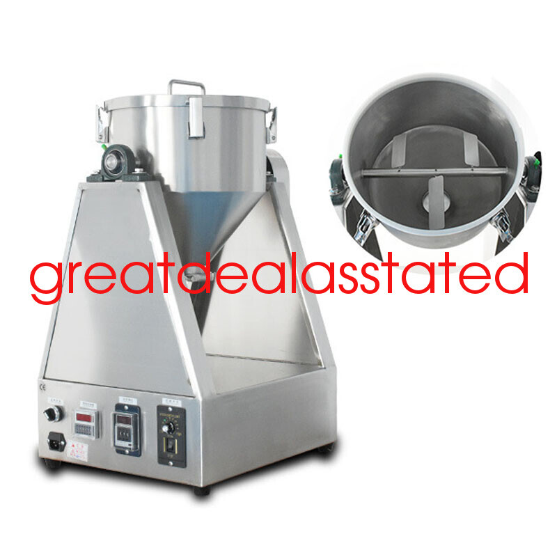 10L Electric Powder Blender Dry Powder Mixer Automatic Flour Mixing Machine 110v