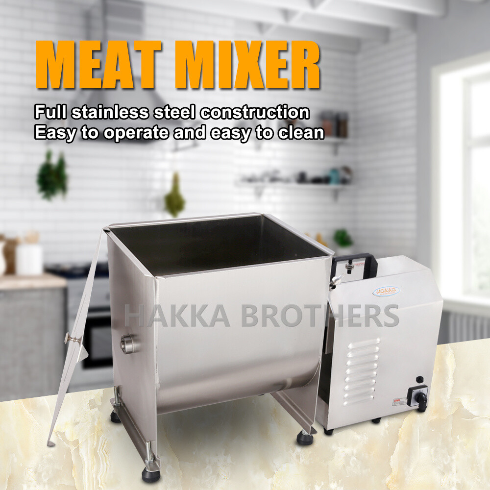 Hakka 15 Pound/7.5 Liter Capacity Tank Commercial Electric Meat Mixer with Motor