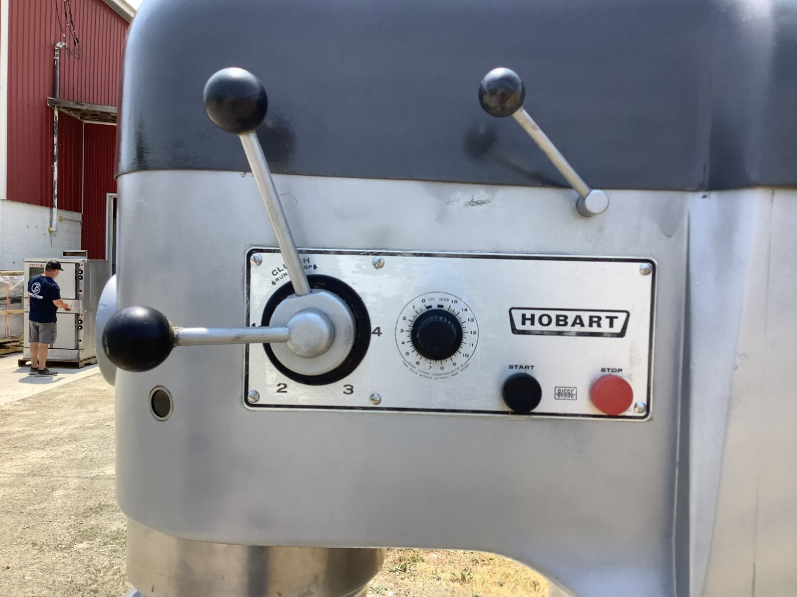 Commercial Mixer 140qt Hobart V1401 Bowl, Cart and Hook 5hp 3ph 200V TESTED