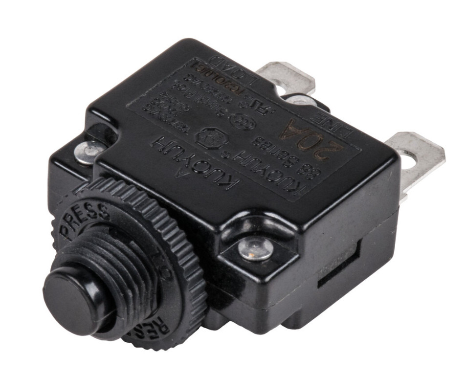 Avantco 88 Series, TC2/OL0/C1, Replacement Overload Switch, 20A, 125/250VAC