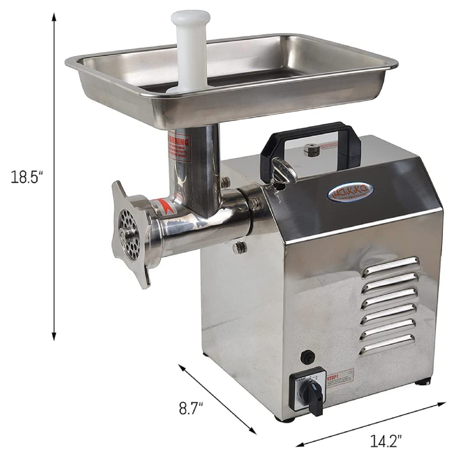 Hakka 3 in 1 Multi-function Food Processor Meat Mixer Sausage Stuffer Grinder