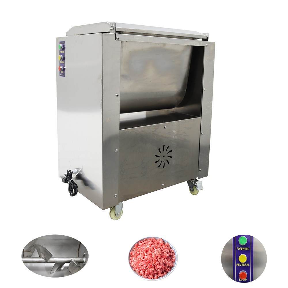 50L Electric Meat Vegetable Mixer Blender Tilt Tank Mixer for Meat Stuffing etc.