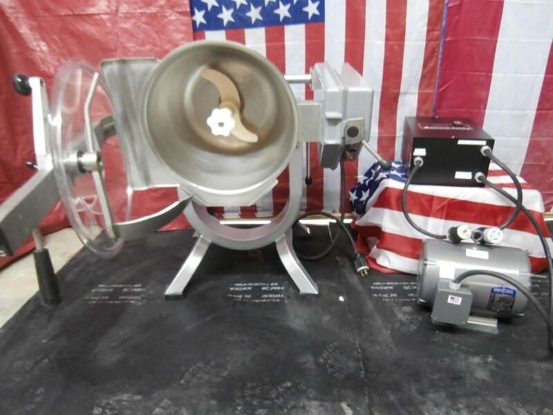 Single Phase Hobart HCM-450 45 Qt Vertical Mixer with 15HP Rotary 208-240V
