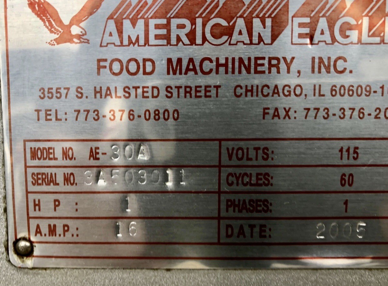 American Eagle AE-30 Dough Mixer 30 qt. Electric Motor