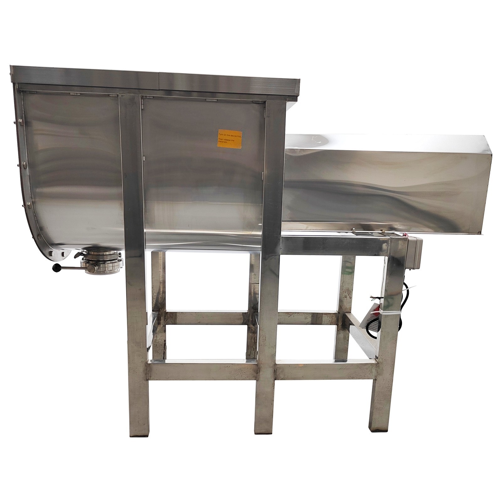 INTBUYING® 220V 220LB Capacity Dry and Wet Horizontal Mixer Blender for Industry