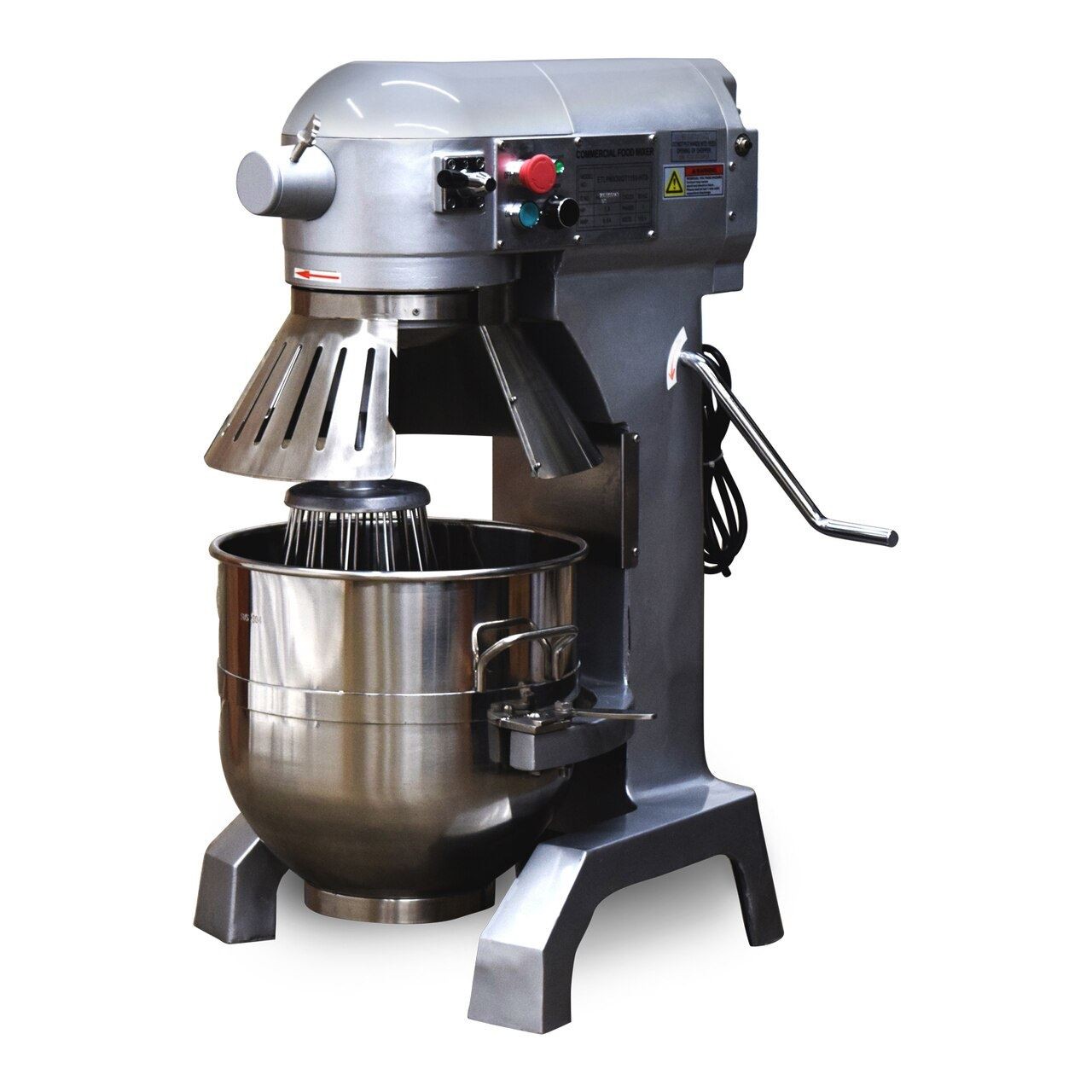 3 Speed 30Qt Commercial Dough Food Mixer Gear Driven Pizza Bakery 1200W *NEW*