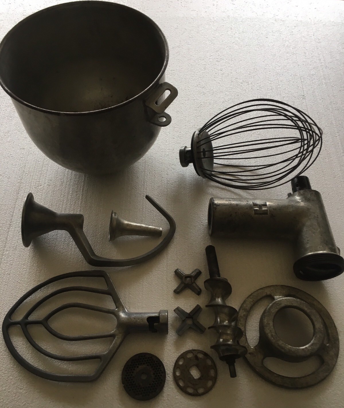 Hobart A120 Mixer 3 With Meat Grinder & Multiple Accessories