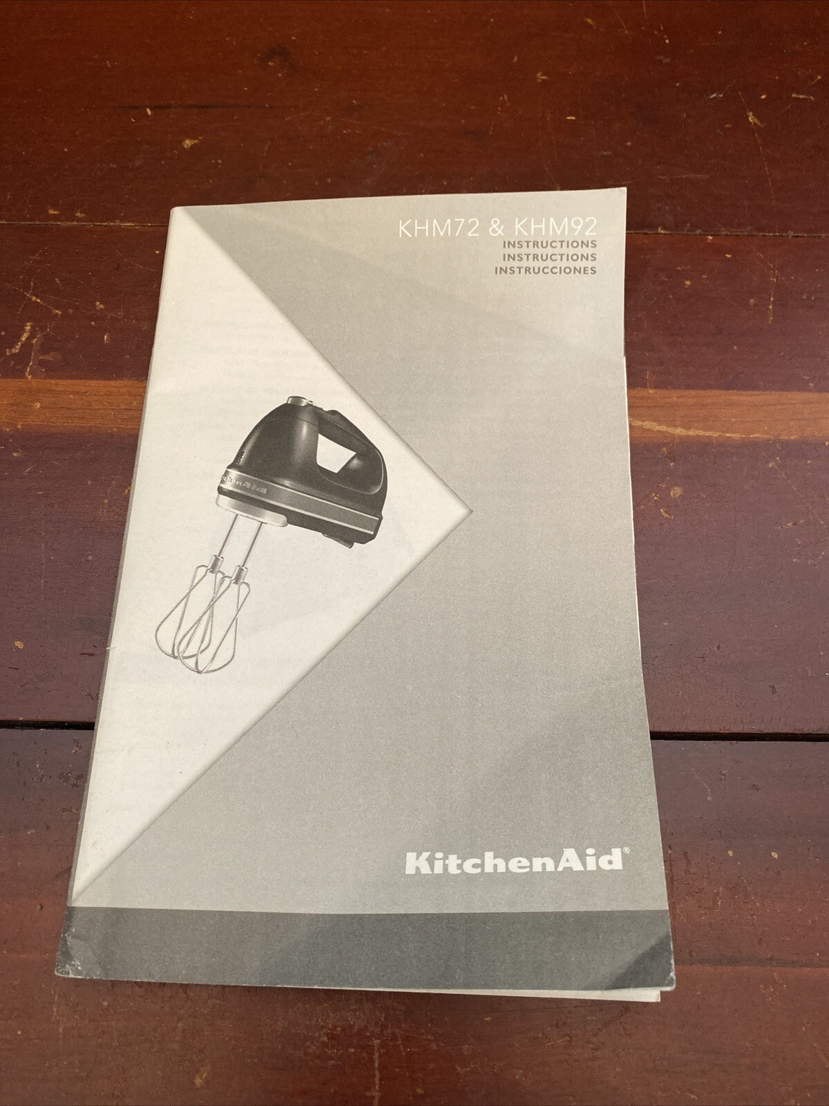 KitchenAid Hand Mixer KHM72 & KHM92 Instruction Book