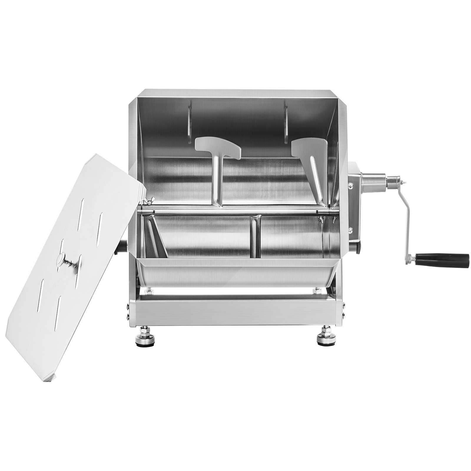 VEVOR Manual Meat Mixer Tilt Tank Mixing Max 30LB for Meat Sausage Mixer