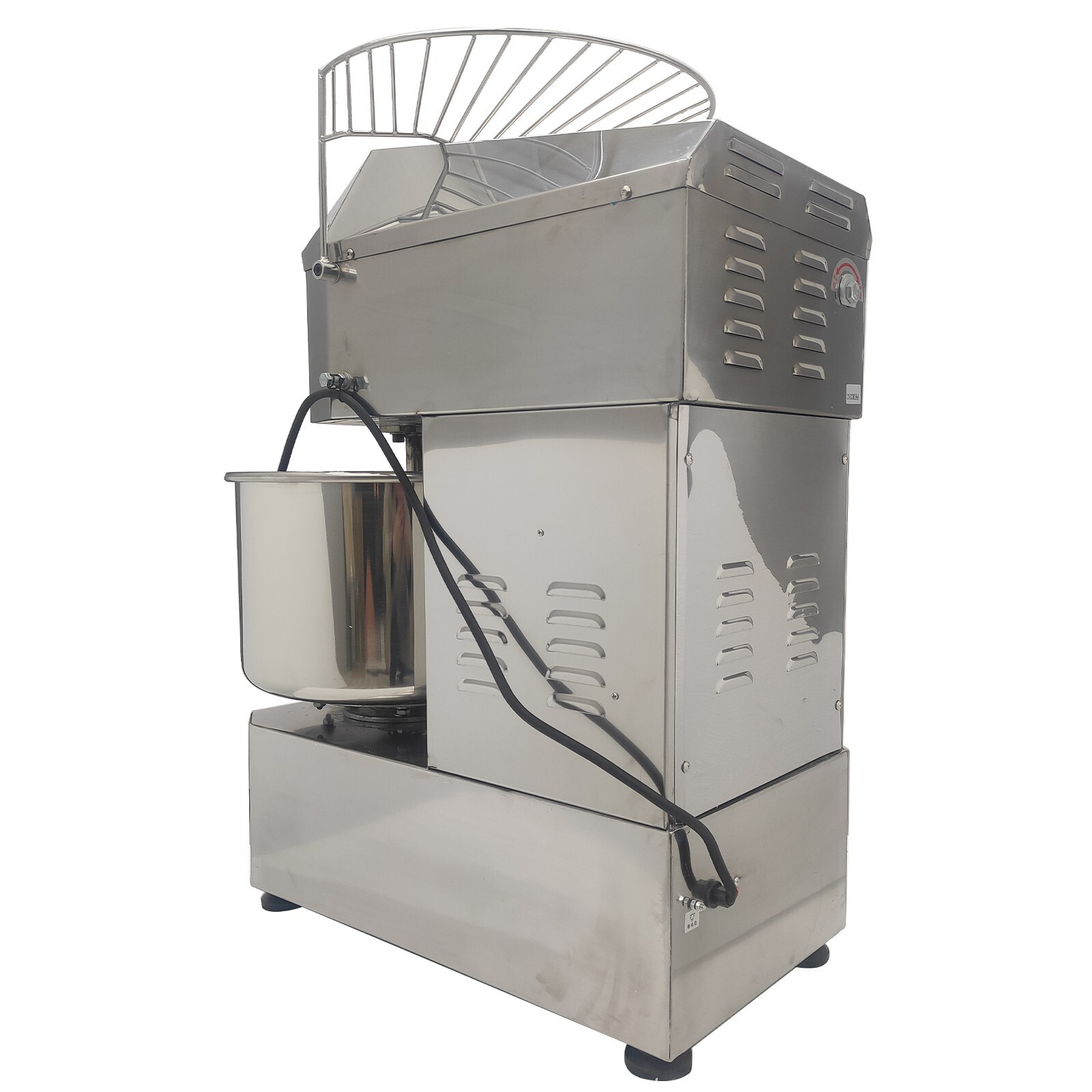 110V 30QT Double-Action Double-Speed Dough Mixer Commercial Dough Spiral Mixer