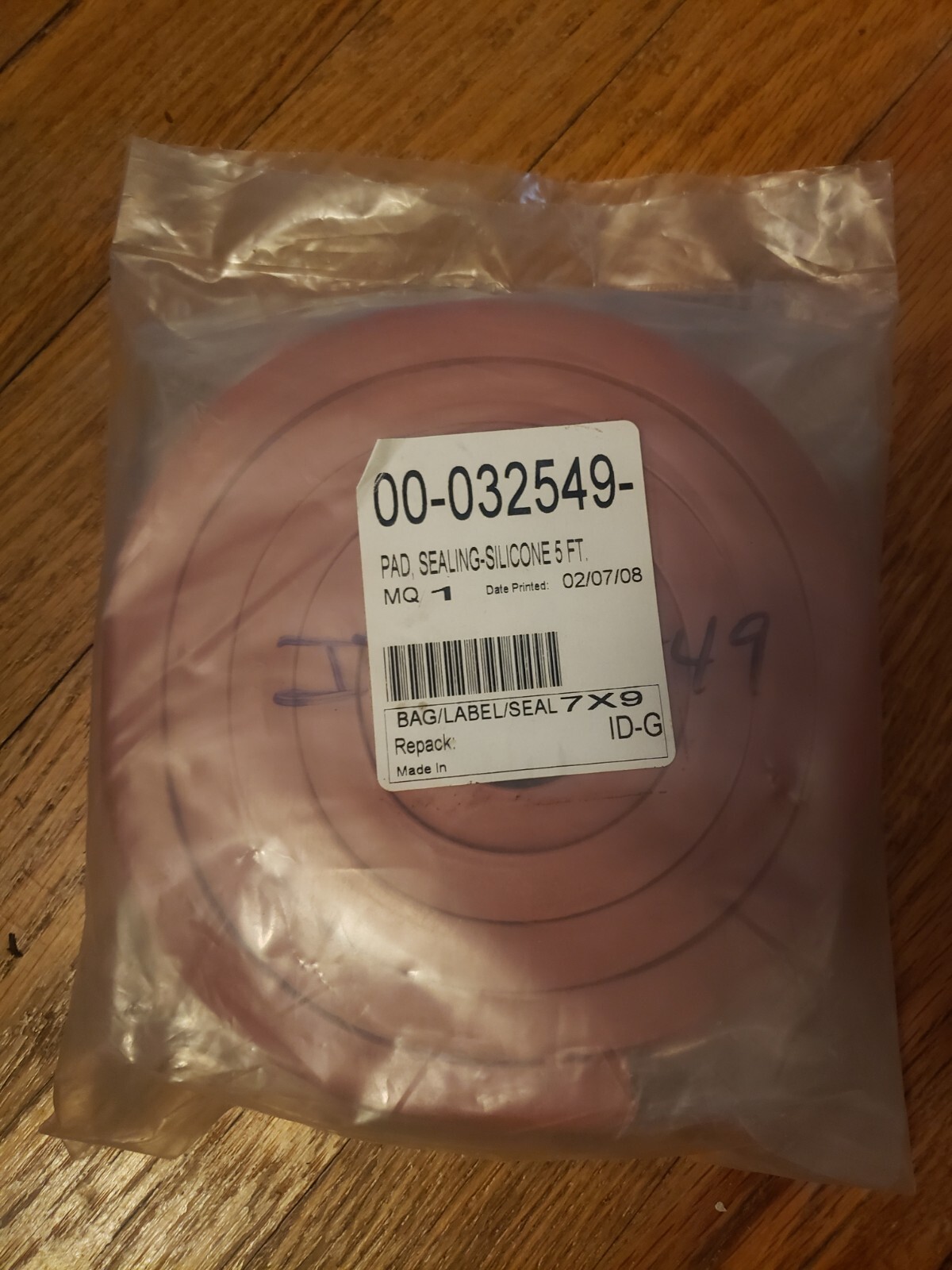 Hobart PAD SEALING SILICONE 5 FT 00-032549
