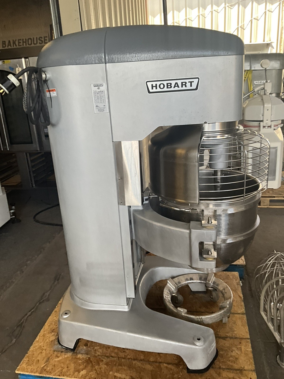 Hobart Legacy 80qt Dough mixer HL800 Pizza Bakery Donut Pastry bowl guard C