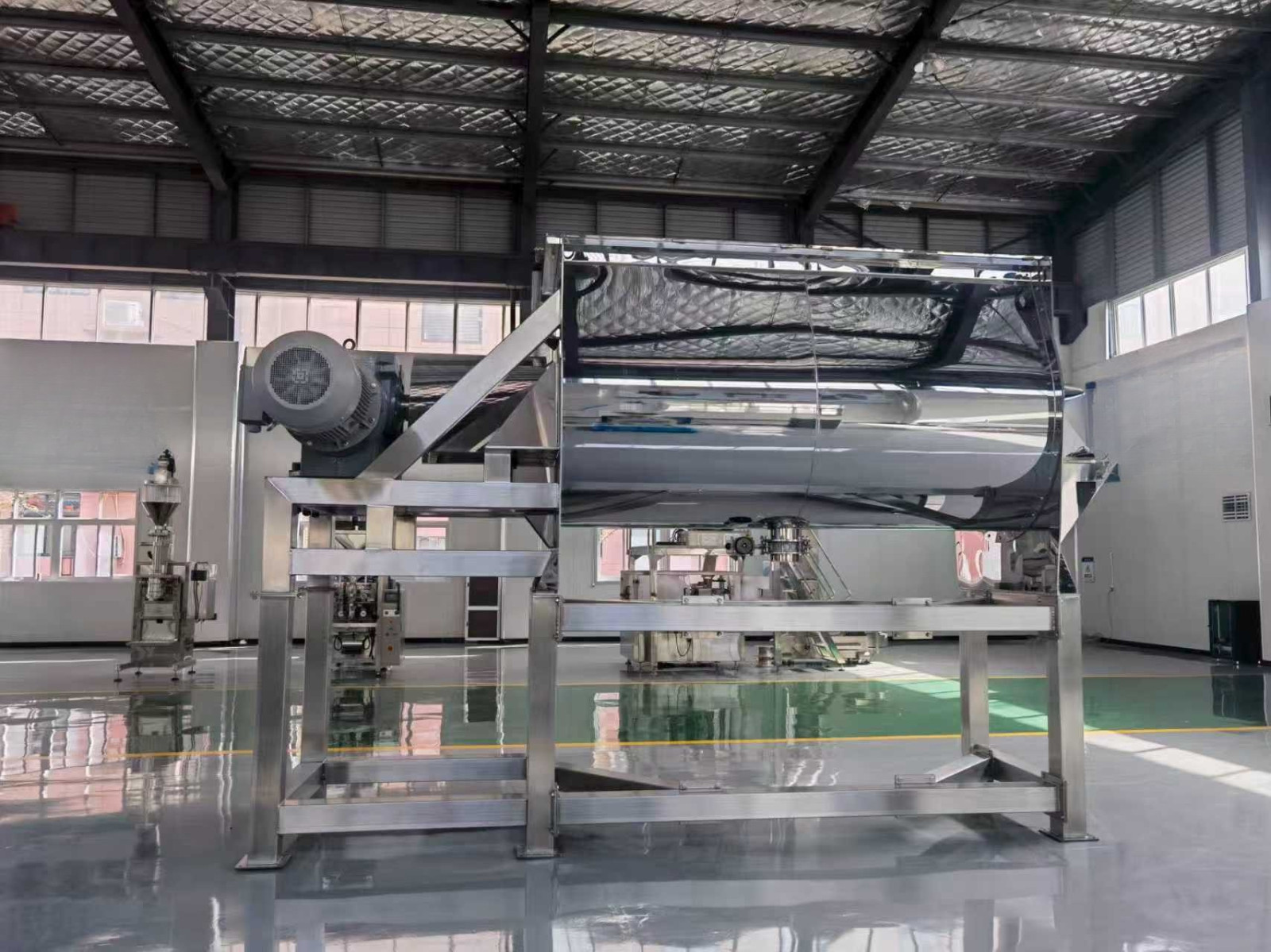210 Cu Ft. Ribbon Blender SUS316 Food Grade Mirror Polished Brand New Taiwan