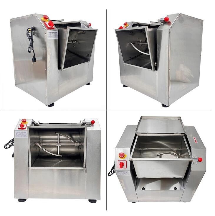 30QT Commercial Dough Mixer Electric Stand Flour Mixing Machine w/ Dough Cutter