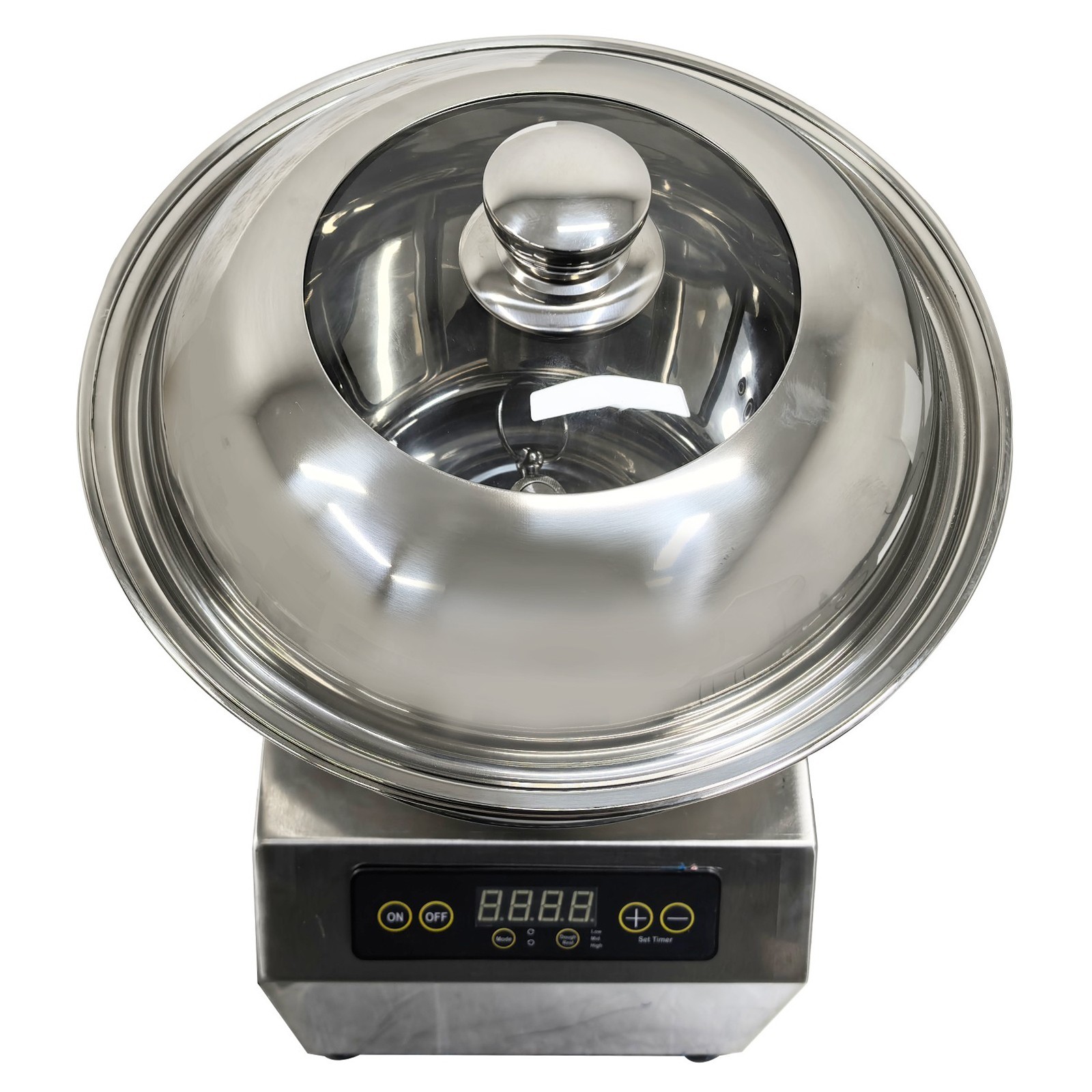 110V 8KG Detachable Basin Dough Mixer w/Heating Function Dough Kneading Machine