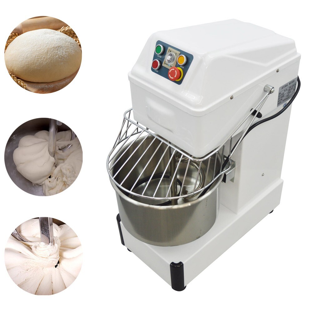 110V 20L Commercial Dough Kneader Double Speed Double Action Dough Mixer