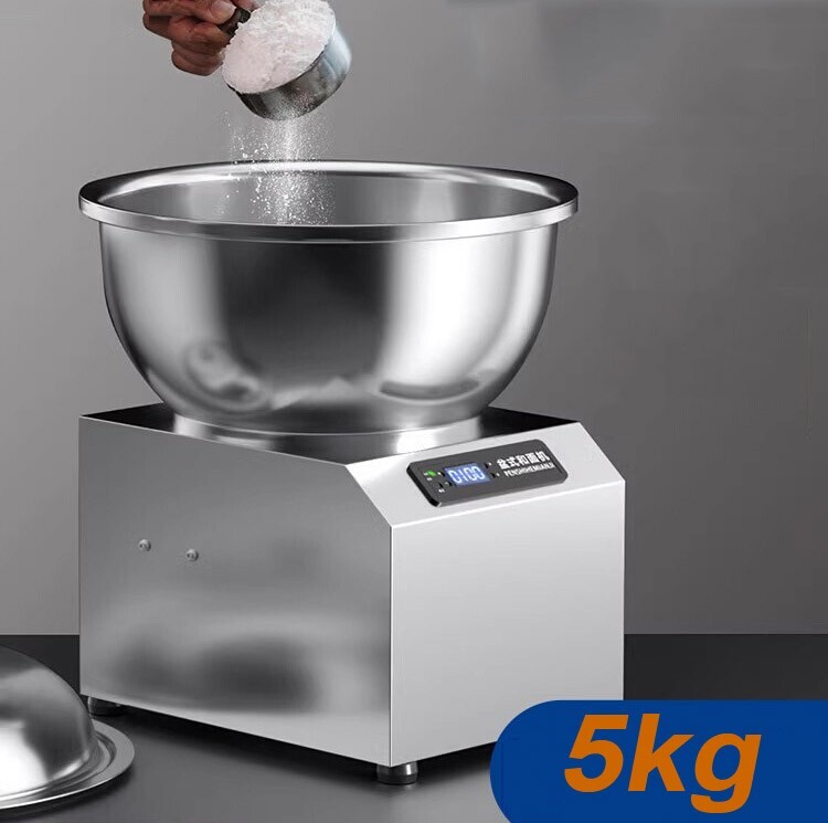 5KG Stainless Steel Detachable Basin Type Dough Mixer Stuffing Stiring Blender