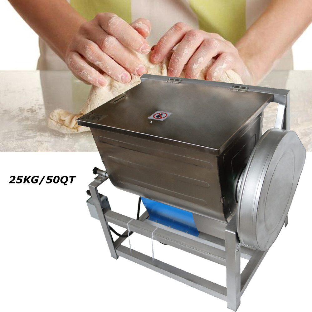 New 50QT Commercial 110V Electric Dough Mixer Mixing Machine Kitchen Equipment