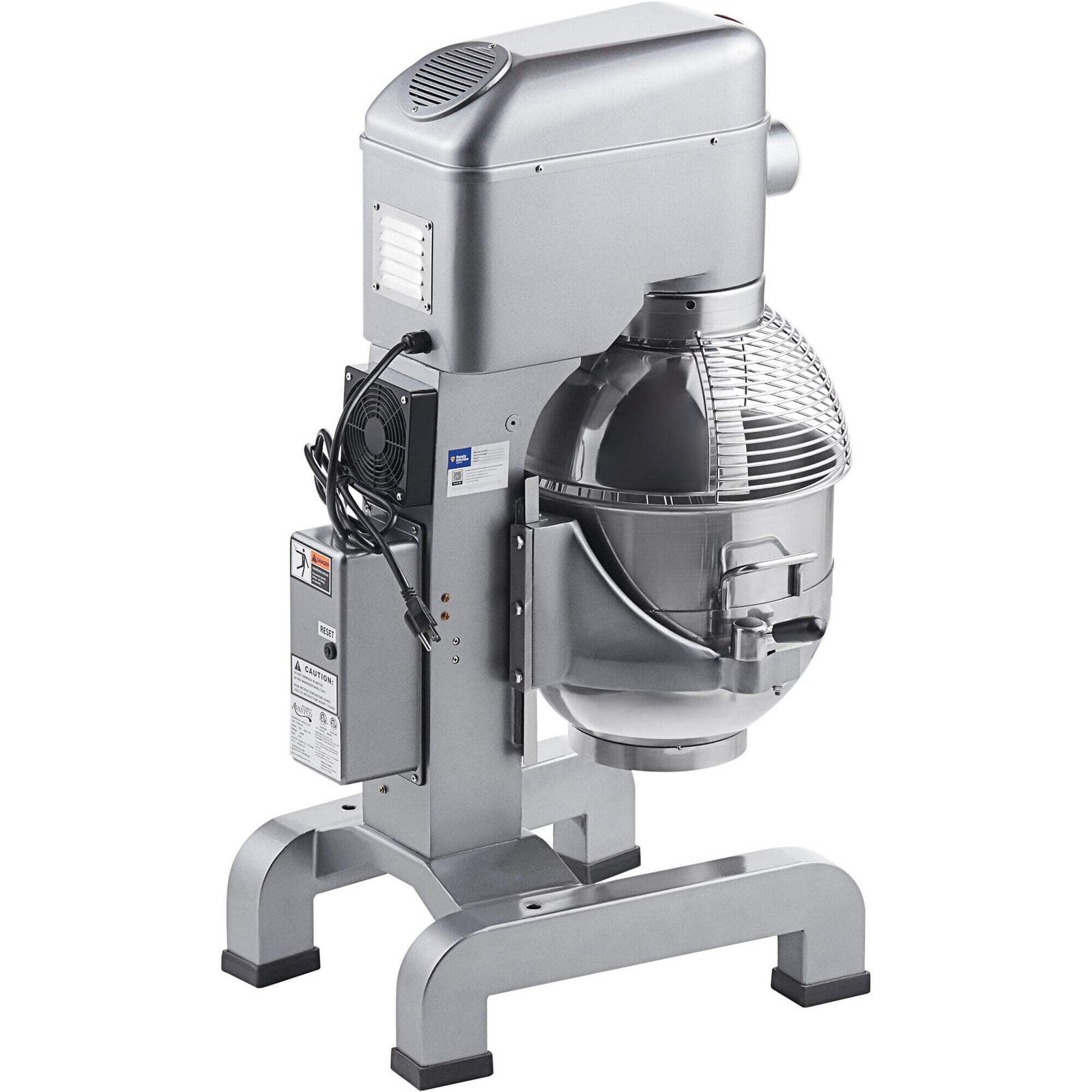 30 Qt. Planetary Floor Mixer with Guard & Standard Accessories – 120V, 1 3/4 hp