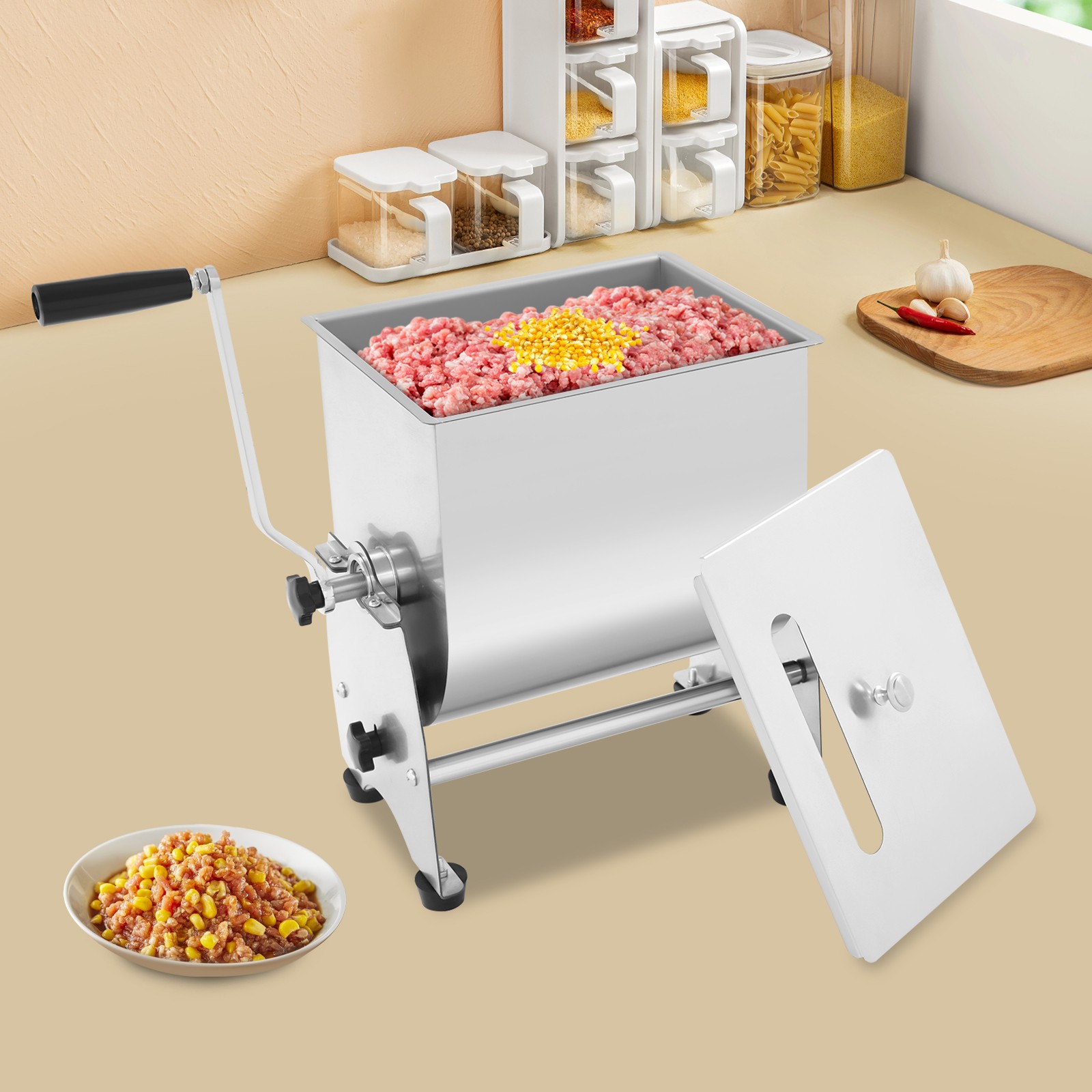 Commercial Tilting Mixer,Manual Meat Mixer,Stainless Steel Sausage Mixer Machine