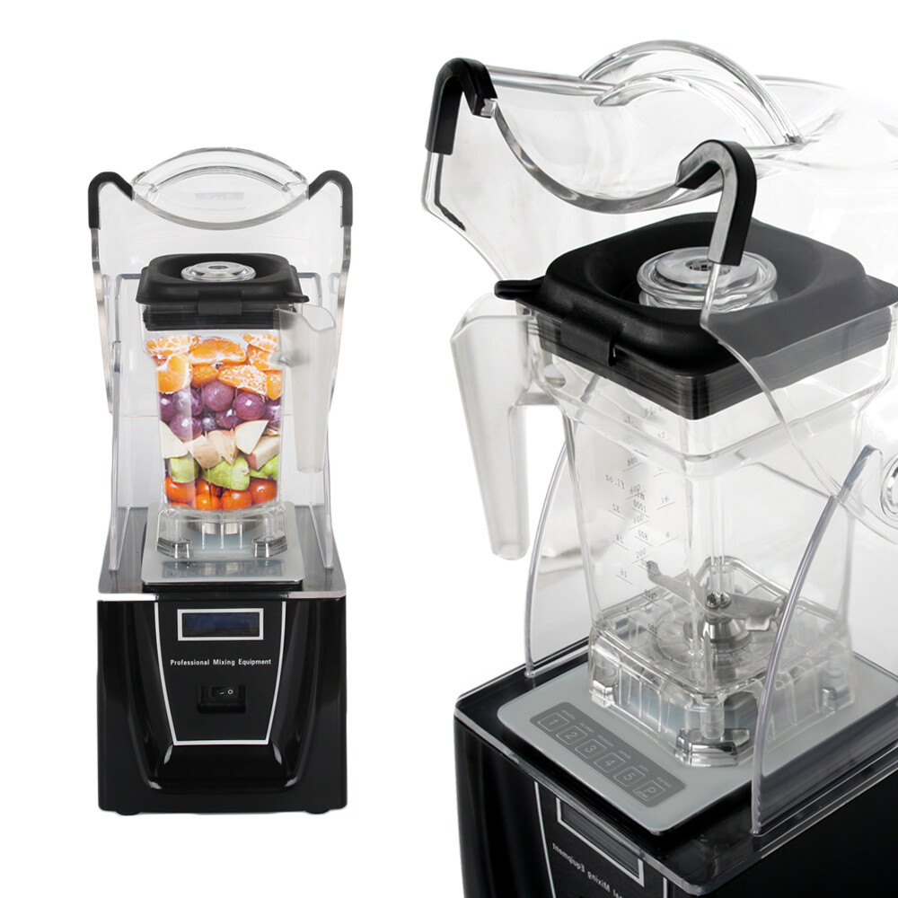 Commercial Smoothie Maker Blender Fruit Juicer Mixer 1.5L Ice Crusher Soundproof