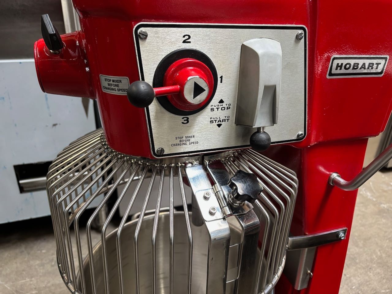 30 Quart Mixer Hobart D-300 W/ Bowl Guard Cage & 3 Attachments Qt 208V 1PH #4490