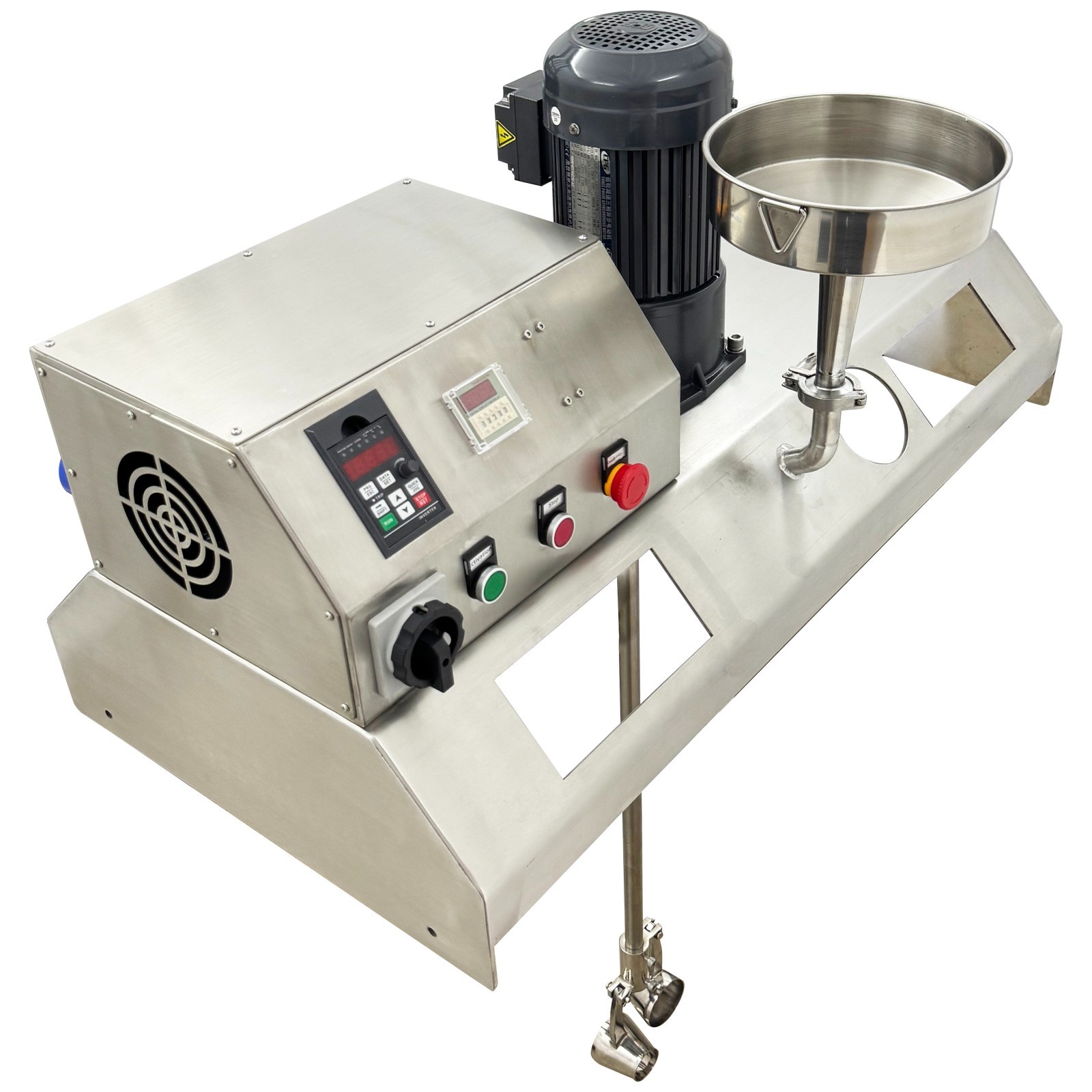 110V IBC Tote Mixer Agitator Electric Agitator for Paint Mixing Variable Speed