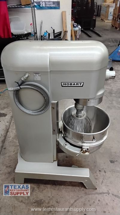 Hobart H600T 60 Qt Bakery Pizza Dough Mixer with Bowl and 1 Attachment