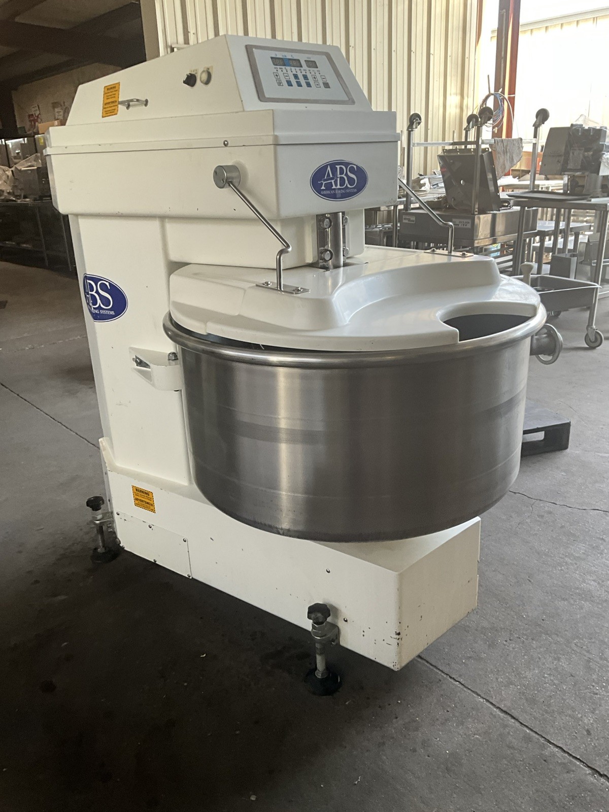 American Baking Systems 200qt SPIRAL DOUGH MIXER SM-200 BAKERY 2 SPEED ABS D